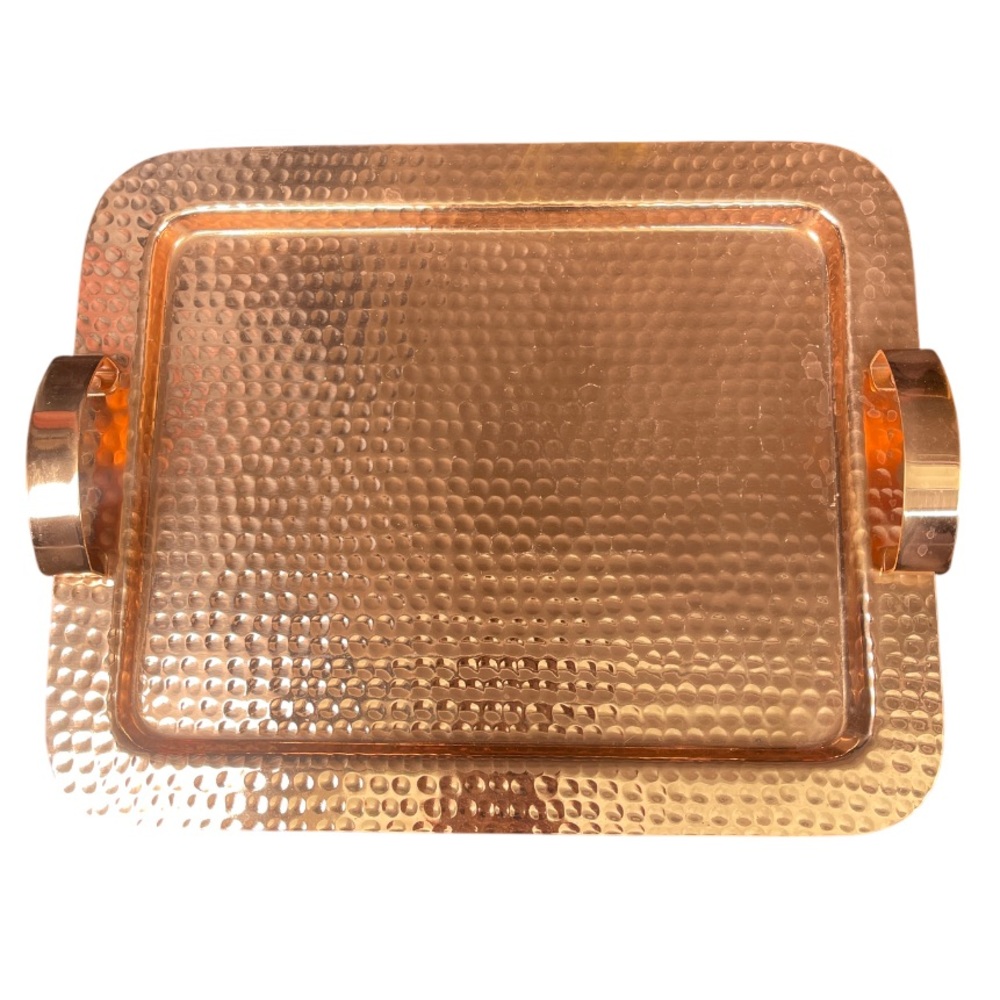 William Sonoma Copper Hammered Tray